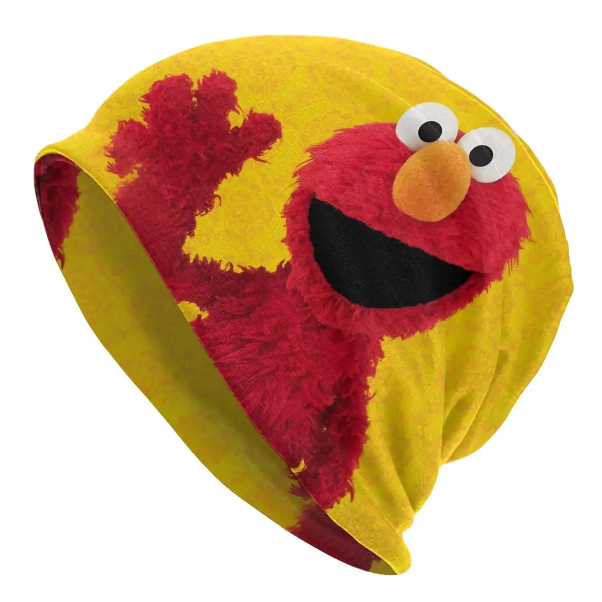 Sesame Street Cartoon Bonnet Hat Vintage Outdoor Skullies Beanies Hats Elmo for Men Women Spring Dual-use Caps