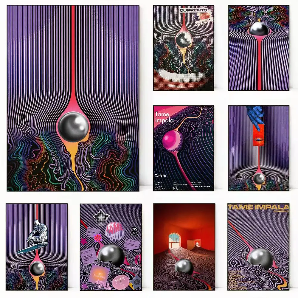 

Tame Impala Poster Versatile HD Waterproof Wall Art Self-Adhesive Decor for Any Space Ideal Gift