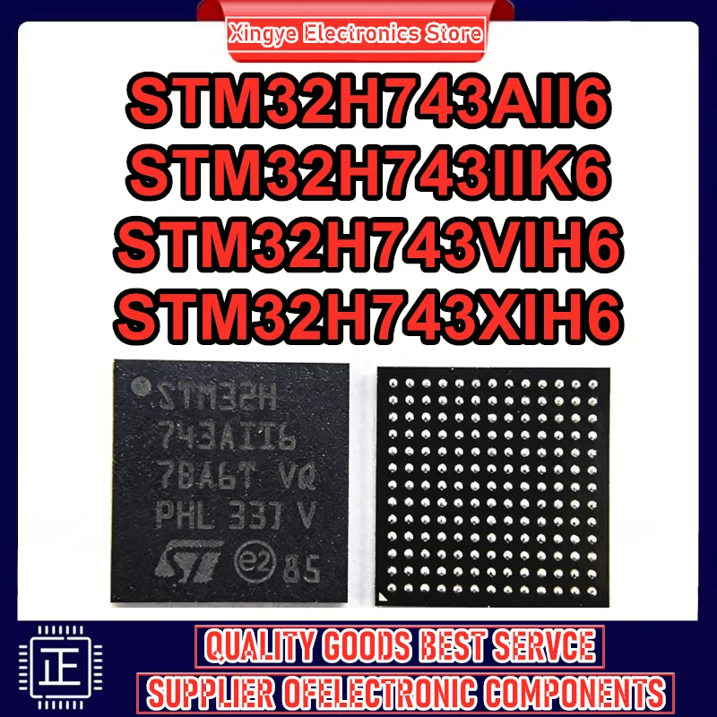 

STM32H743AII6 STM32H743IIK6 STM32H743VIH6 STM32H743XIH6 TFBGA IC-чип 100% новый оригинальный в наличии