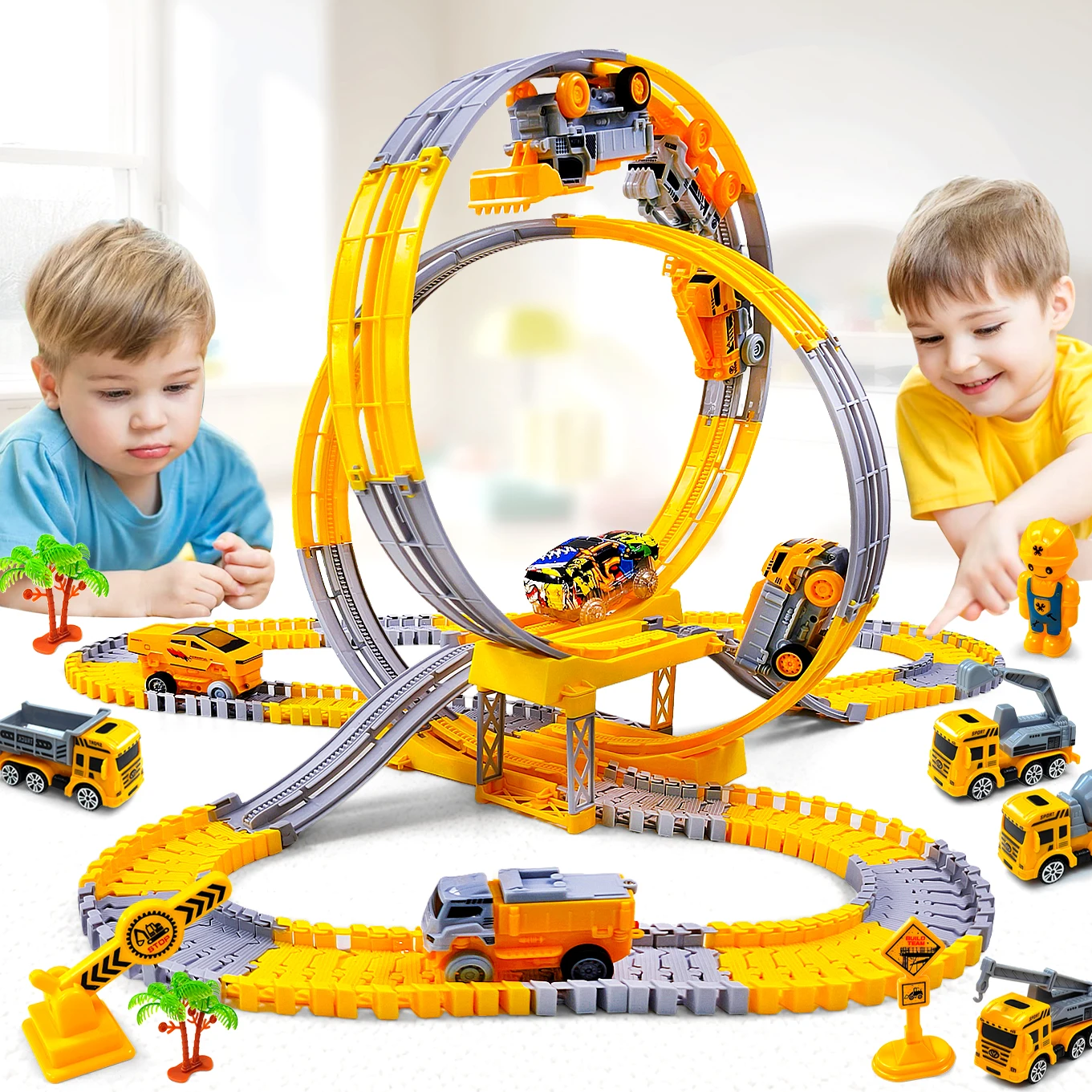 Tren Eléctrico de Escalada y Pista para Niños 🚂 - Juguete Educativo