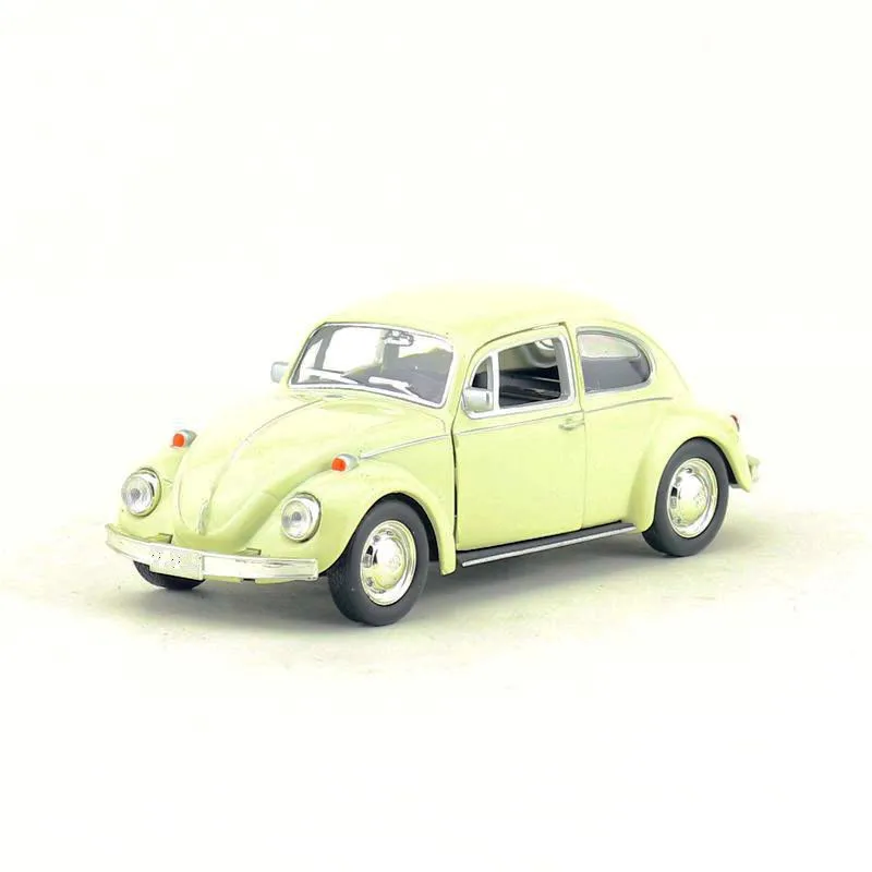 Newest Arrival Retro Vintage Beetle Diecast Pull Back Car Model Toy for Children Gift Decor Cute Figurines Miniatures