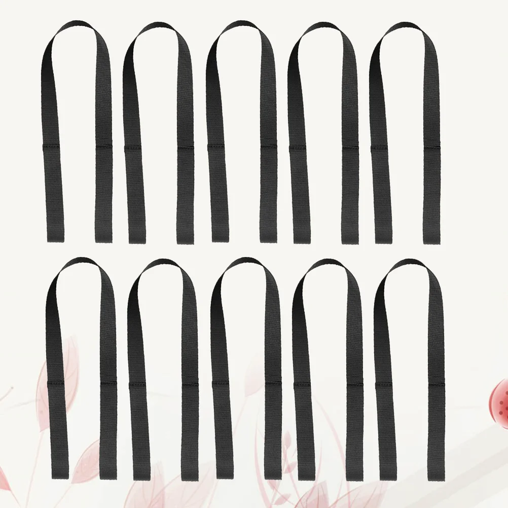 10 قطعة أشرطة لوح التزلج قابلة للتعديل على الجليد حزام حمل الكتف لأعمدة التزلج تثبيت آمن ملحقات ربط محمولة