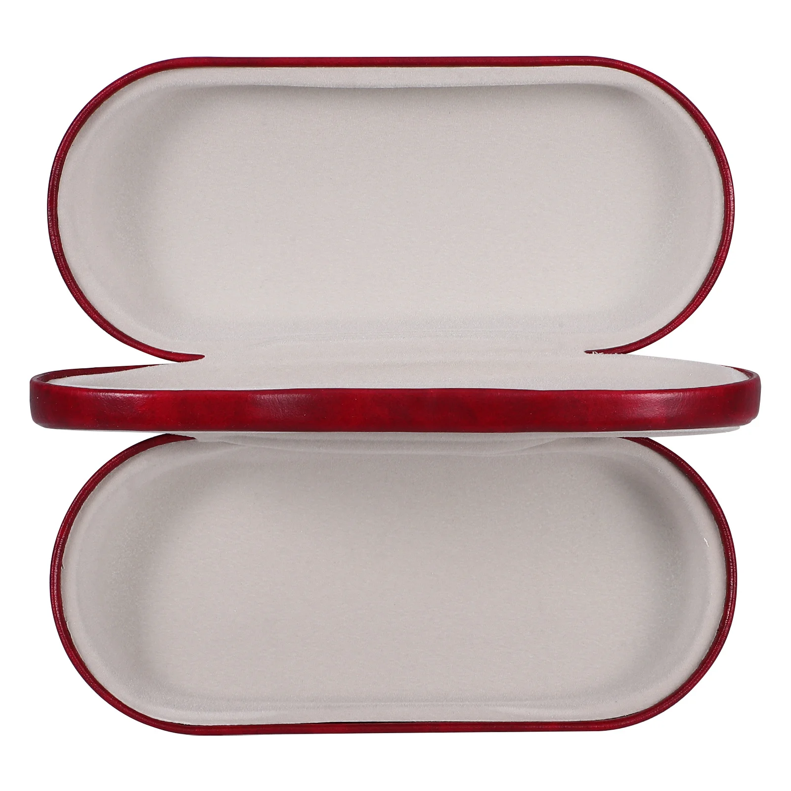 

Dual-Layer Eyeglass Case PU Exterior Portable Travel Glasses Organizer Hard Shell Sunglasses Holder Holder for Glasses