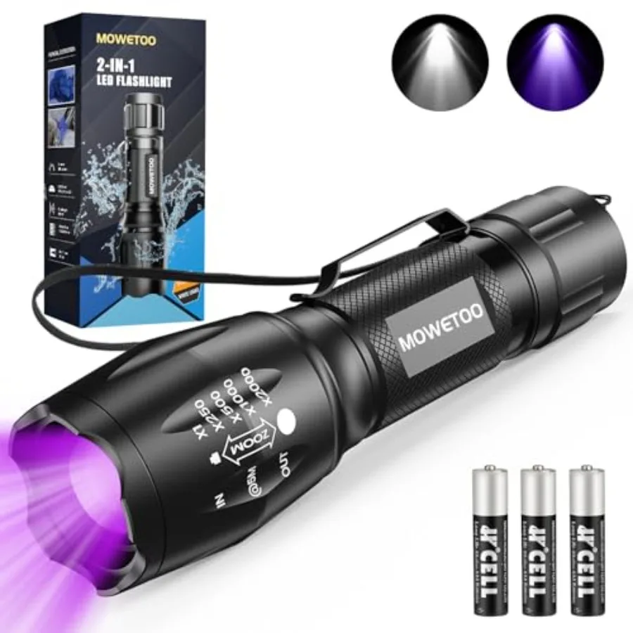 Portable UV Flashlight Blacklight LED Torch