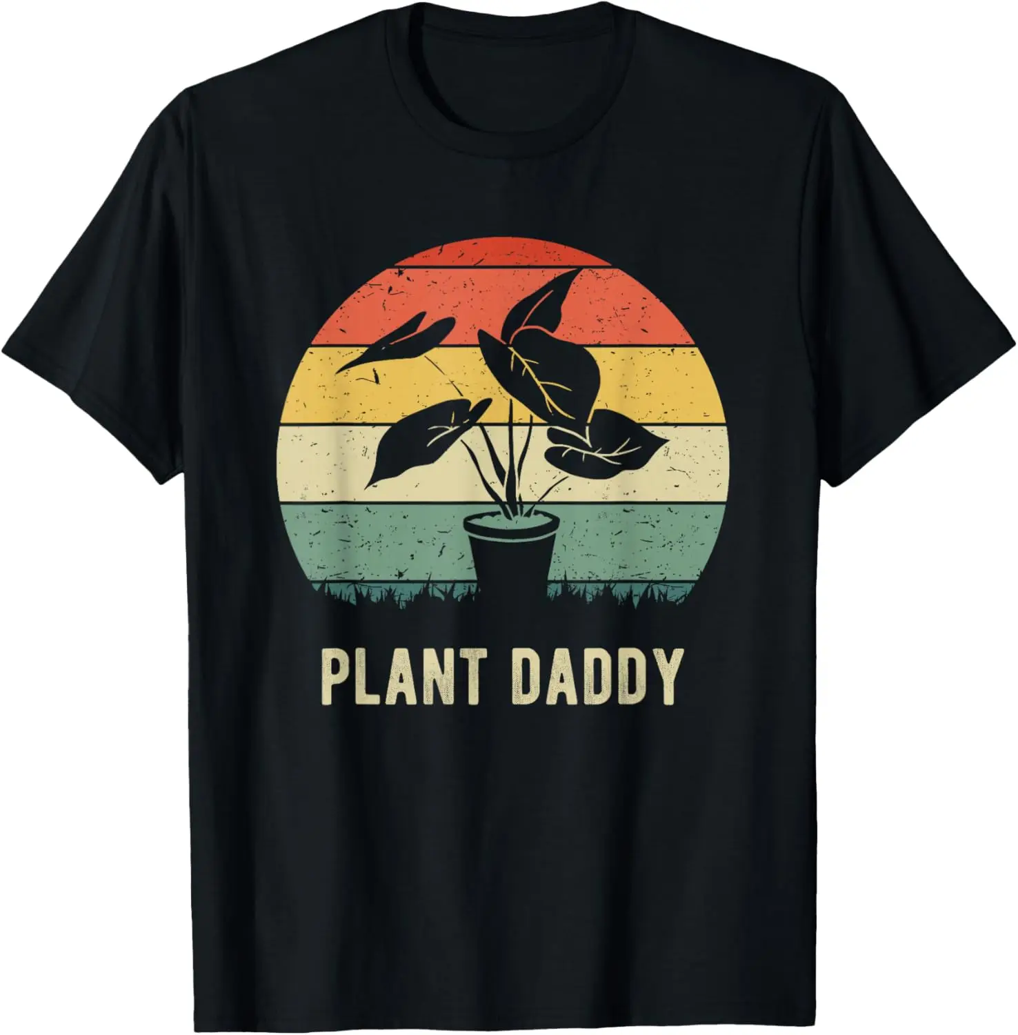 Daddy Nature Botanical Gardener Plant Dad Gardening T-Shirt Small 100% Cotton Trendy Y2K Short-Sleeve Tee-Soft, Quick-Drying,
