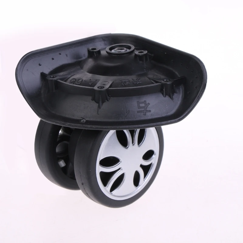 1 Pair A68 Trolley  Luggage Wheel Repair Universal Travel Suitcase Parts Accessories Wheel Replacement Wheels