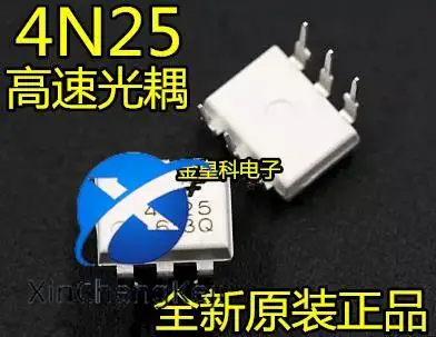 

20pcs original new 4N25 FSC DIP6 American high-speed optocoupler
