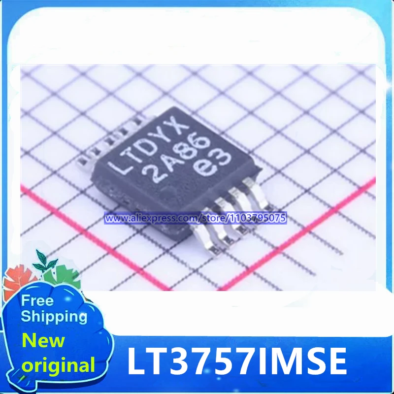 

5PCS~20PCS/LOT LT3757IMSE LT3757EMSE#TRPBF LTDYX MSOP10 New original