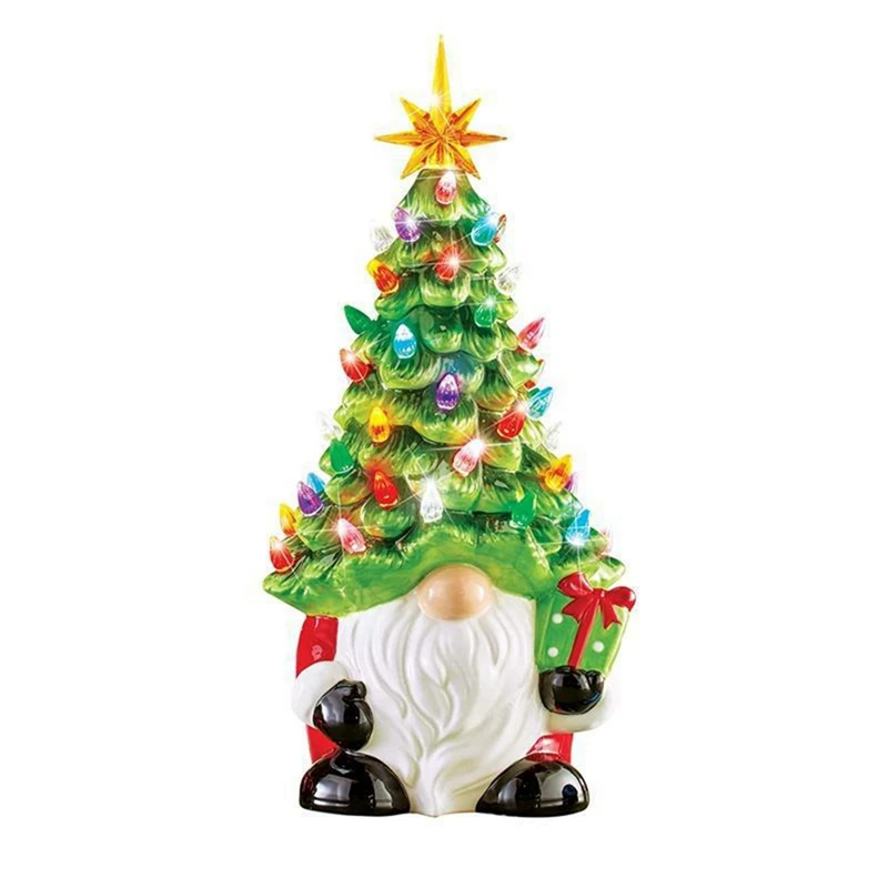 Sapin de Noël Gnomes Lumineux, Décorations de Noël, Lumières Profondes, 6.2 Pouces