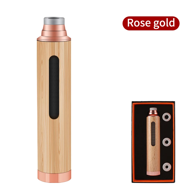 

1Pc Carry-on Ashtray Walnut Wood Mini Car Anti Soot-flying Cigarette Cover Portable Holder Non-projectile Smoking Ashtray