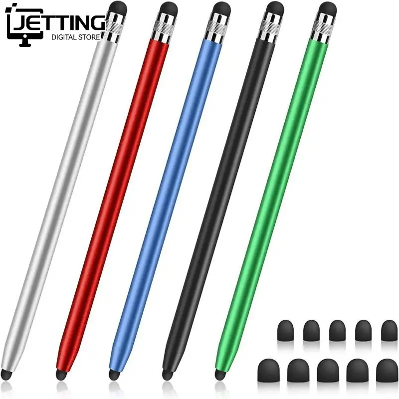14cm uniwersalny ołówek podwójny podwójny silikonowy ekran dotykowy pojemnościowy rysik Caneta Capacitiva długopis do tabletu Ipad