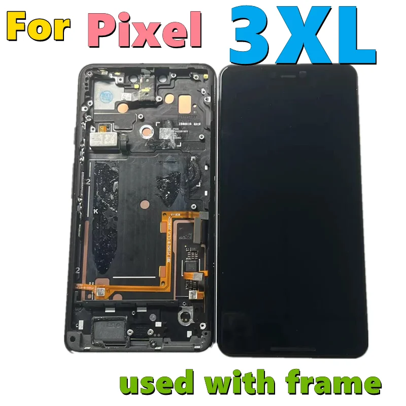 100% Original Used Screen For Google Pixel 3XL LCD Display Touch Digitizer Screen For Google Pixel 3 XL LCD Screen Replacement