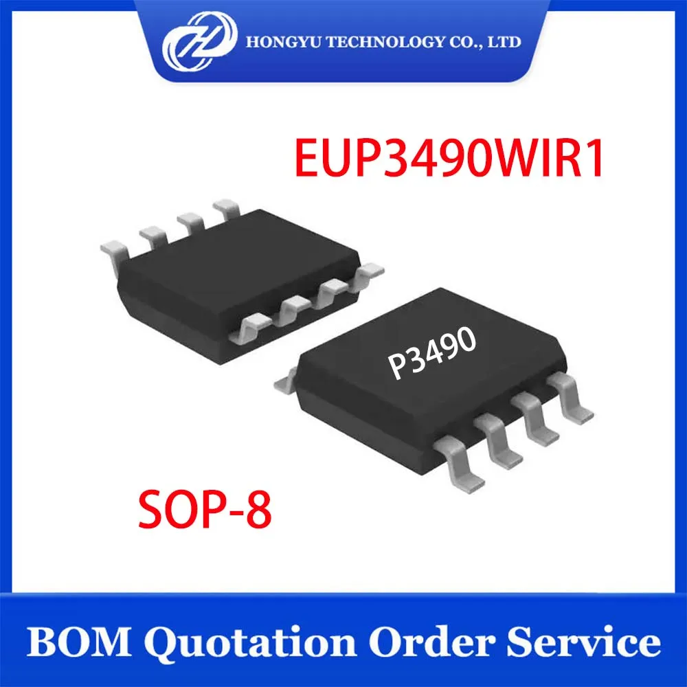 2 - 10 Pieces/Lots EUP3490WIR1 EUP3490WIR EUP3490 3490 P3490 SOP-8 SMD IC Chipset