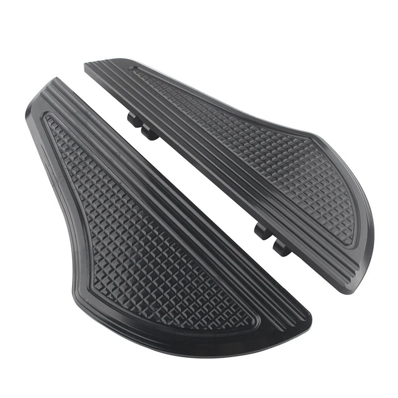 

2Pcs Black Non-Slip Front Floorboards Foot Peg Fit For Dyna Touring Softail Replacement Parts