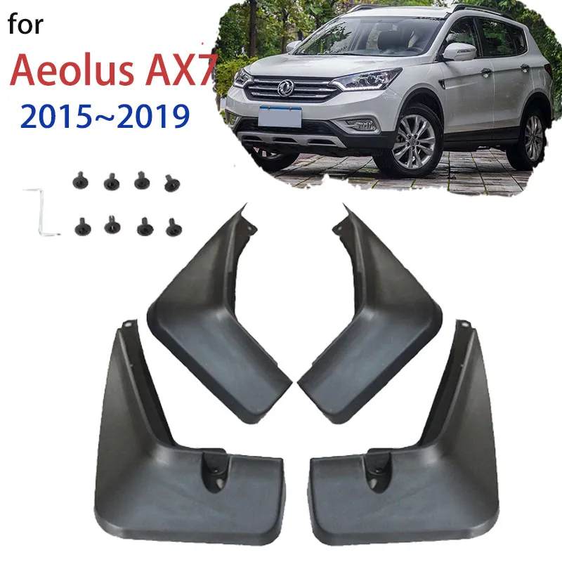 Car Mud Flap Splash Guard Fit for Aeolus AX7 2015 2016 2017 2018 2019 Mudflap Front Rear Wheel Fender Mudguards Auto Accessories