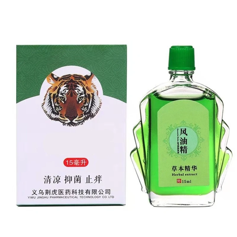 12/15ml Refreshing Oil Roll-on Tiger Essential Balm Prevent Mosquito Bites Relieve Dizziness Headache Motion Sickness C1FF