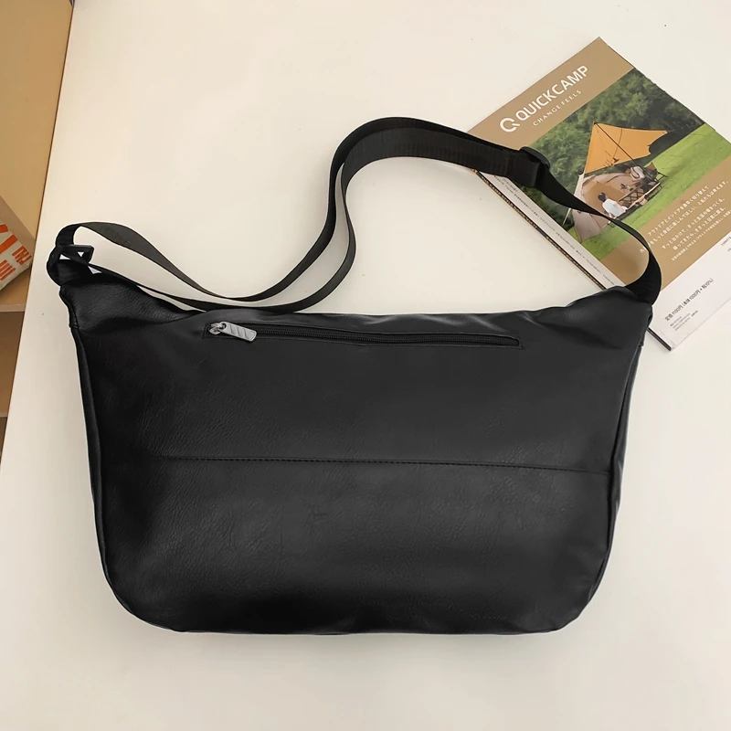 Large Capacity Women Waist Pack Soft PU Leather Fanny Pack Fashion Style Chest Bag Unisex Shoulder Crossbody Bag Waist Belt Bag