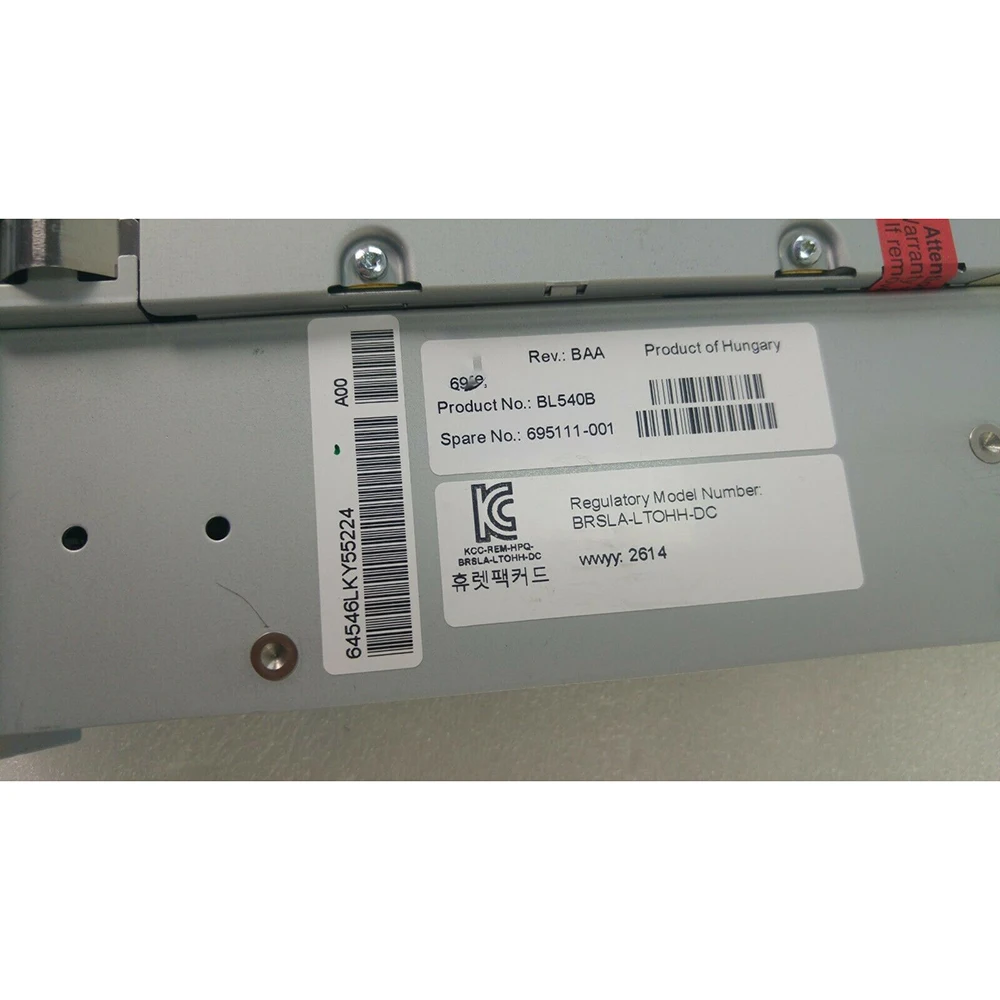 For HP Tape Iibrary Drives MSL2024 LTO5 SAS BL540B/A BL544A FC Fully Tested 695111-001 MSL2024