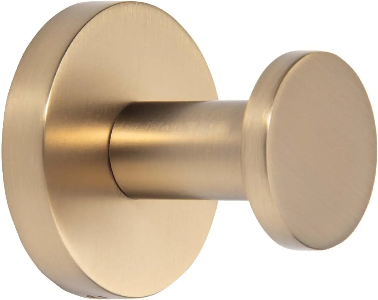 

5 Pack Round Towel Hooks-Champagne Gold Modern Coat Hooks Shower Towel Hooks for Bathroom Kitchen Home Storage