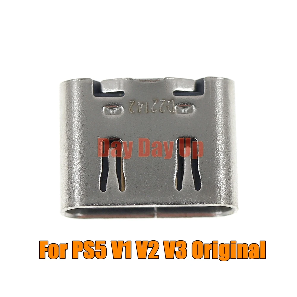오리지널 OEM 충전 포트, PS5 V1 V2 V3 TYPE-C 충전 소켓, 플레이스테이션 5 전원 인터페이스 V1.0 2.0 3.0, 1PC