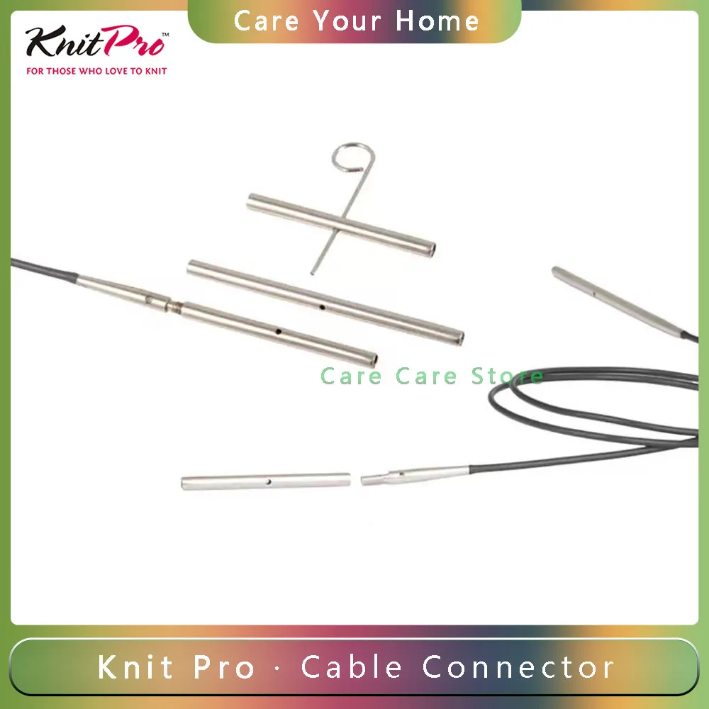 KnitPro Knitting Cable Connectors With Key Knitting Accessories Diy Tools Connecting Rod