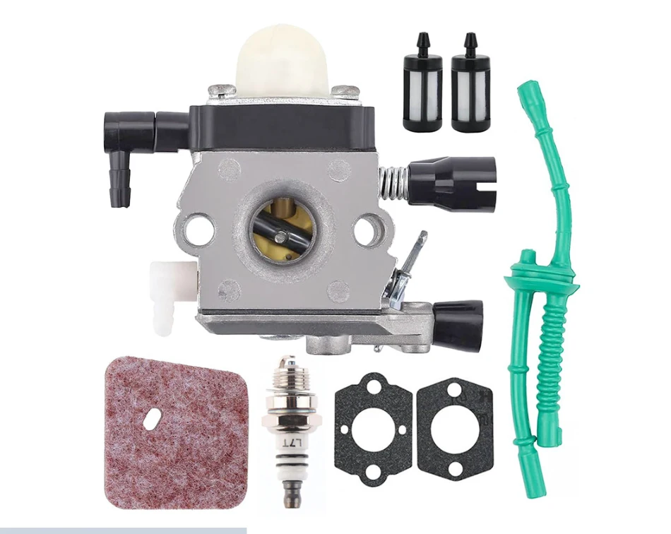 Suitable for STIHL Walbro FS55 FS55R FS45 FS46 FS38 KM55 HL45 41401200612 41401200619Grass Trimmer  Carburetor Kit C1Q-S186