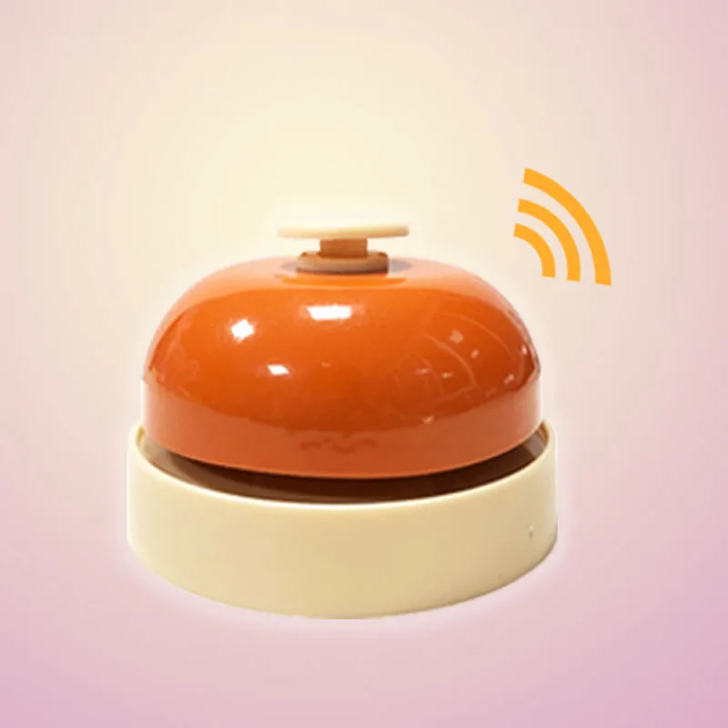 Call Bell Guests Restaurant Order Bell Bar Counter Ringing Single Bell Dining Reception Bell Table Summoning Bell Childrens Toy - Image 2