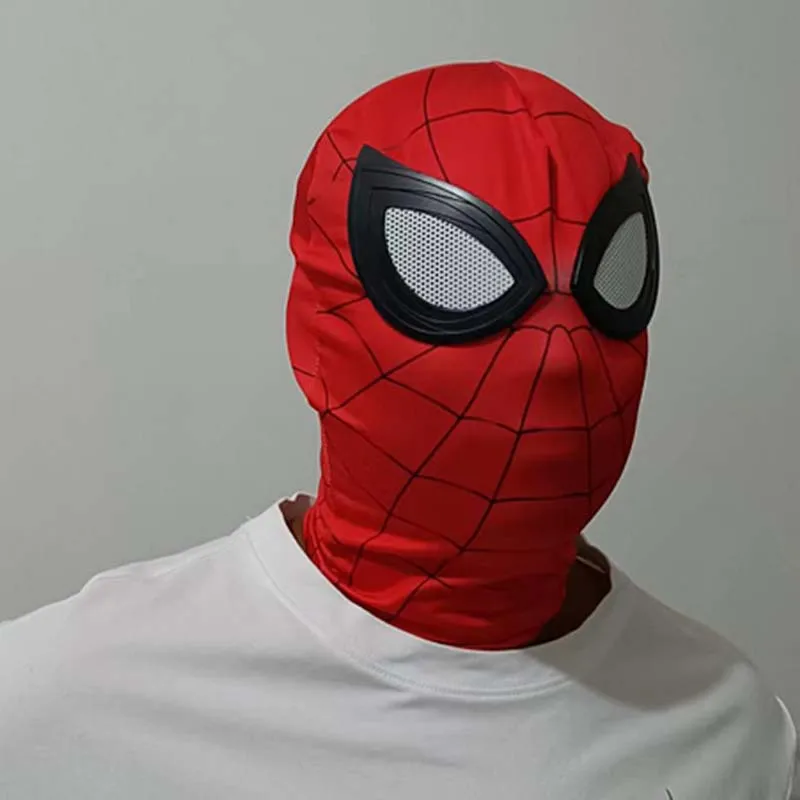 2025Cosplay Popular Spriderman Costume Masks Lens Prop Face Mask New Adult Spiderman Mask Superhero Mask