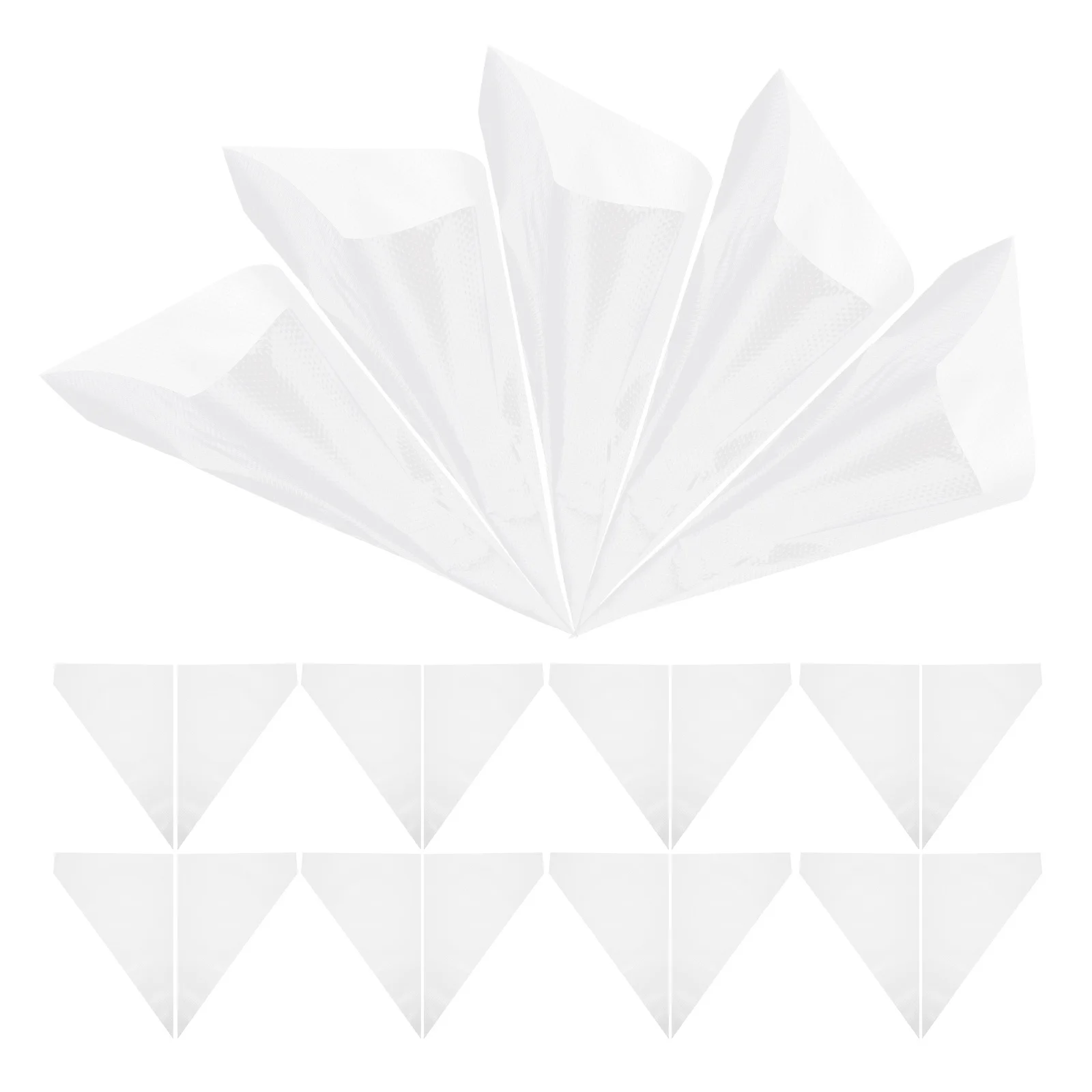 

200Pcs Transparent Small Disposable Piping Bags Thick Clear Frosting Pastry Cake Decorating Tools Disposable Piping Bags