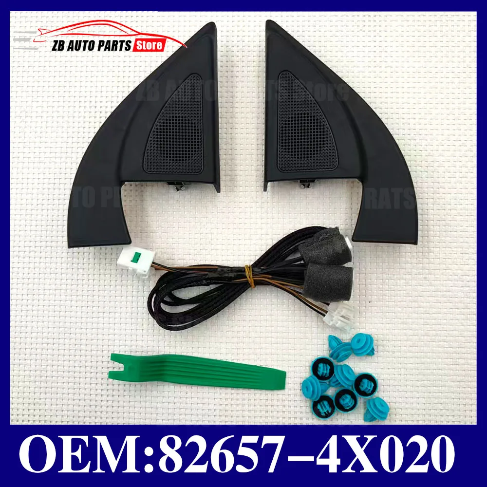 For the 11-15 K2 Rio door mounted triangular horn tweeter accessories OEM 87651-4X020 87661-4x020
