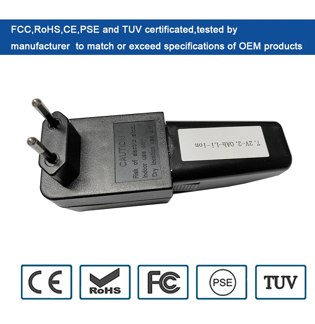 7.2V 2000mAh NiMH Rechargeable Battery Charger Pack for Vacuum Cleaner Ontel Swivel Sweeper G1 & G2 Vacuum Parts