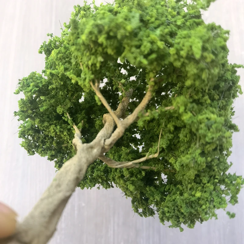 1/2PCS Fine model wire tree Ho scale model train railway decration DIY model tree Green Plant 10-30 cm