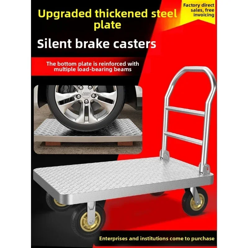 Stable Trailer folding flatbed cart cart plate push truck truck handling cart cart cartsturdy and durablesturdy and durable