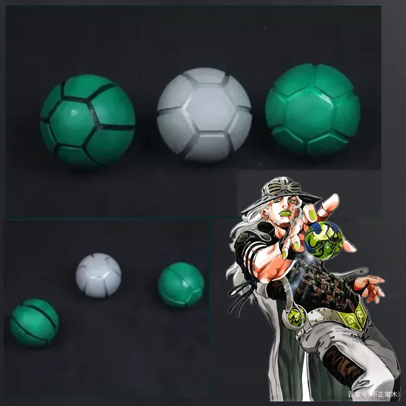 Anime Jojo Bizarre Adventure Run Gyro Zeppeli Iron Steel Ball Ruimones Cosplay Acrylic EVA Props Game Accessories