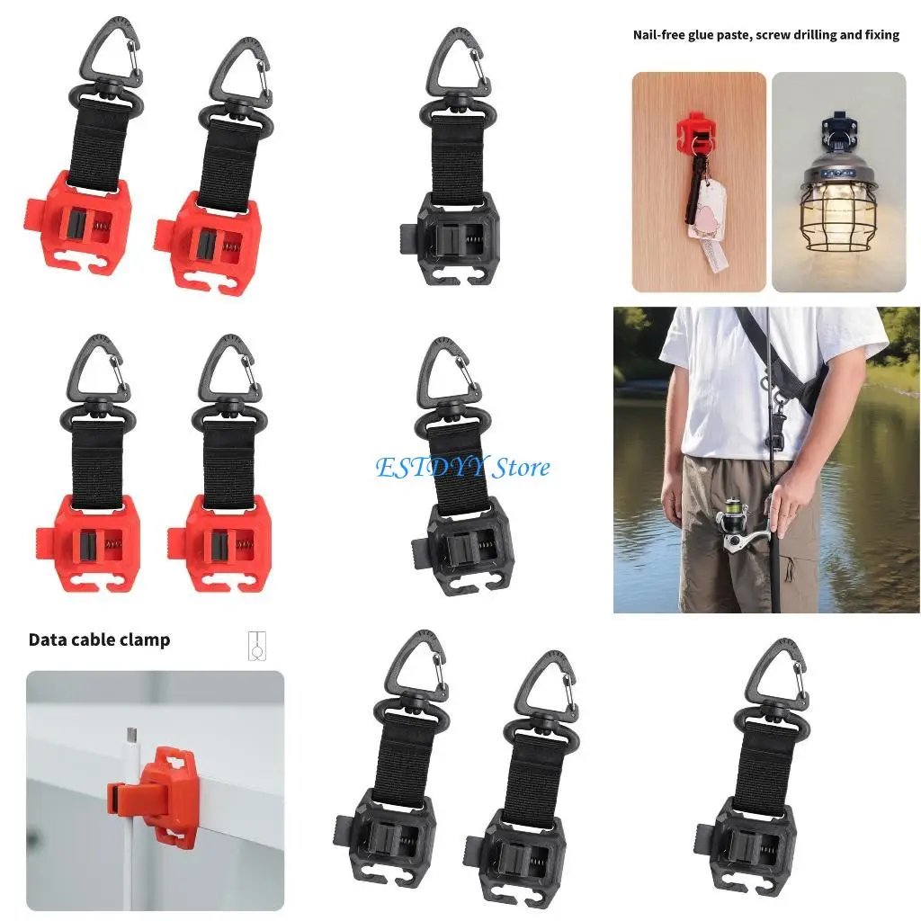 G6DE في الهواء الطلق السحر الصيد رود تخزين كليب يمكن ارتداؤها يطير الصيد رود الوقوف دائم #1