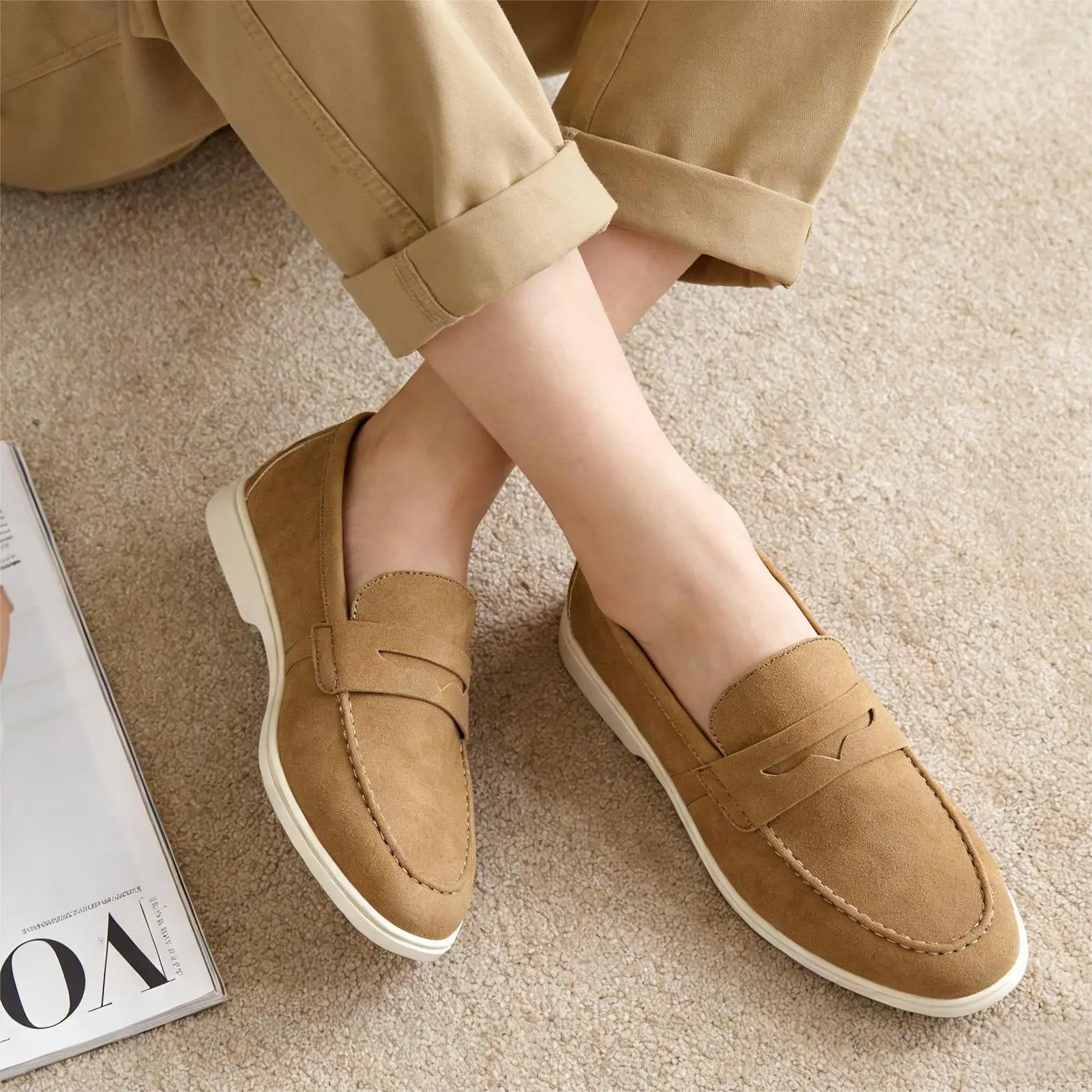 

Men Loafers Breathable Fashion Summer Comfortable Men Cause Shoes