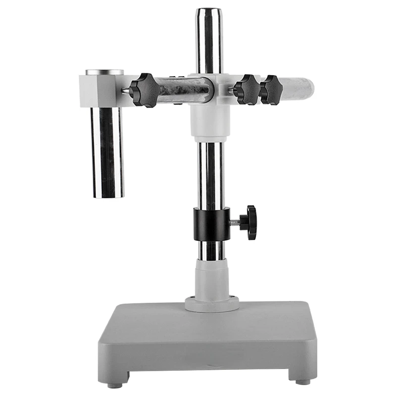 76mm lens aperture stereo microscope single arm universal support long working distance microscope support