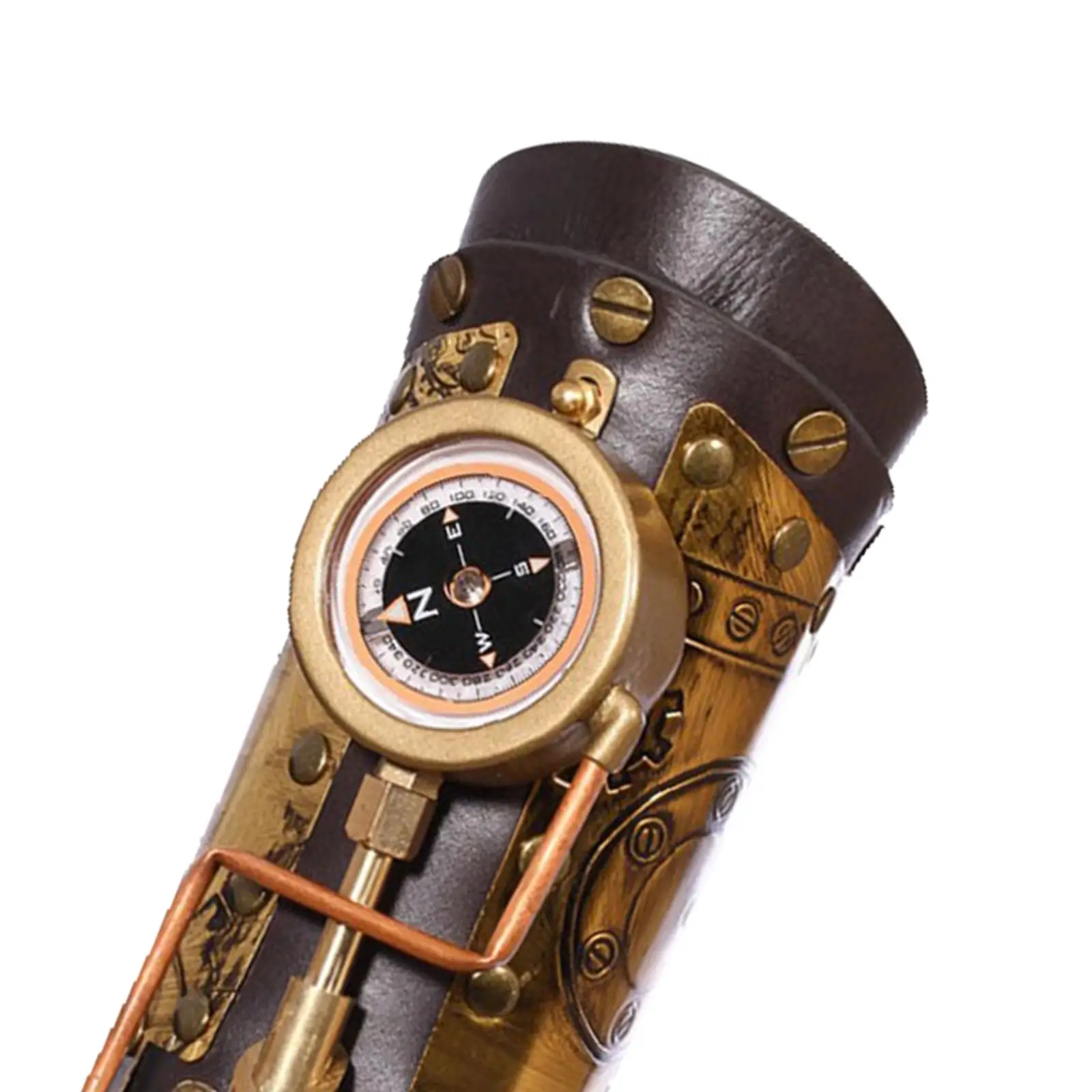 Steampunk-Armmanschette mit mechanischer Kompass-Requisiten für Club-Cosplay-Karneval