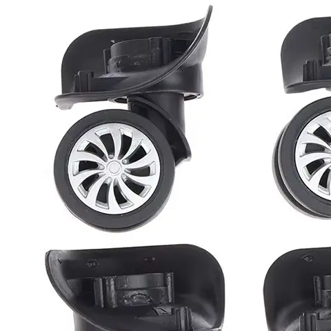 

4 шт. чемодан Универсальный Поворот на 360 градусов Колеса Тележка колеса инструменты