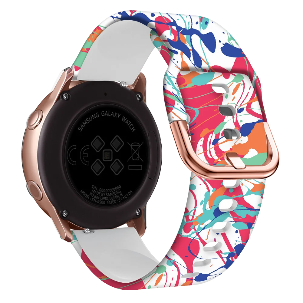 สายซิลิโคน20มม. สำหรับ Garmin venu SQ 2 /venu 2 plus สายรัดข้อมือสปอร์ตสำหรับ vivoactive 5 3 Forerunner 245 55