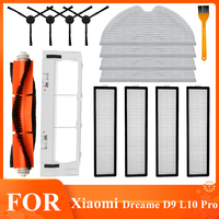 For ( Dreame D9, Dreame Bot  L10 Pro）Trouver Robot LDS Vacuum Finder Spare Parts Accessories Main Side Brush Mop Hepa Filter