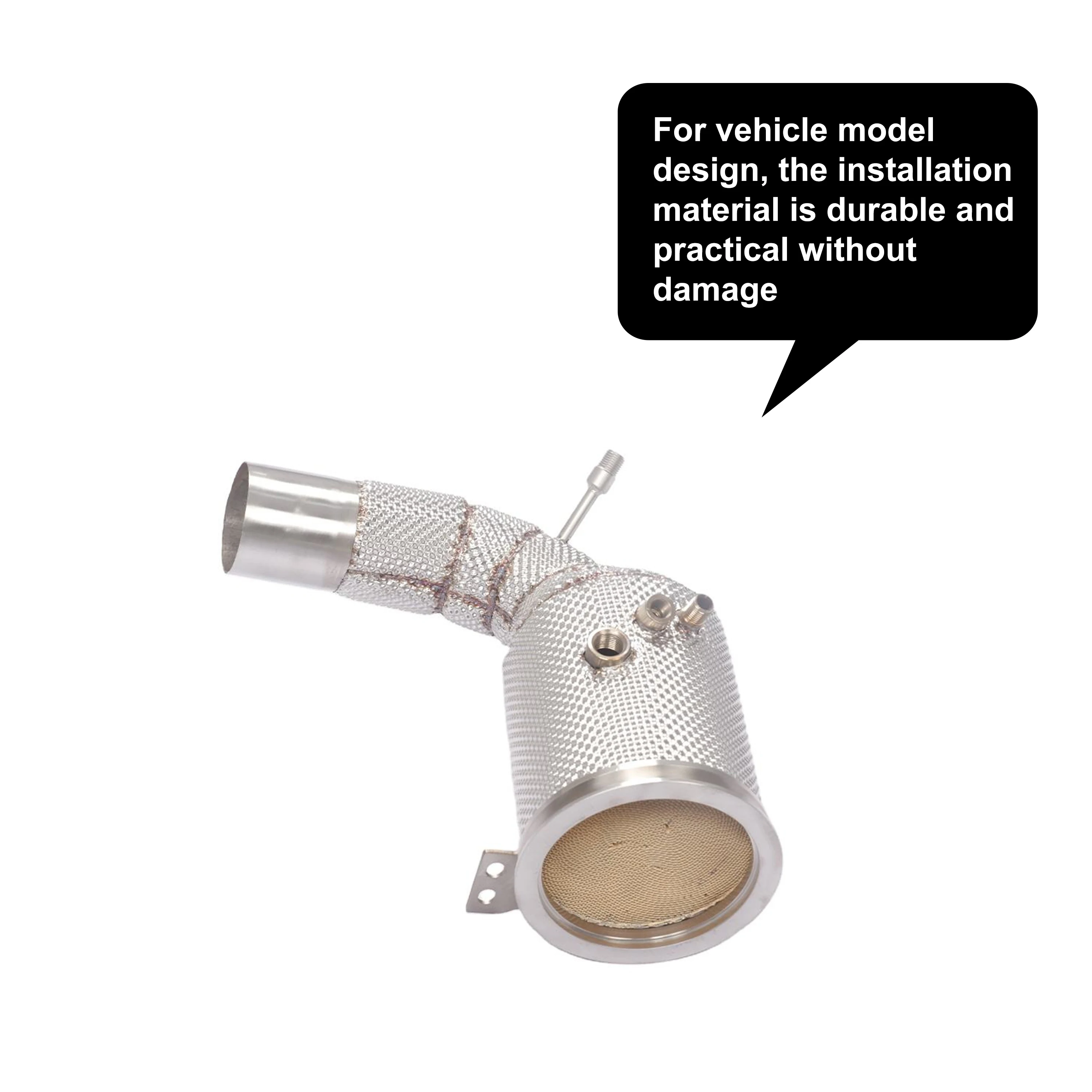 ACE für Porsche 911 992 3.0T Hochleistungs-Auspuff-Downpipe SUS304 Hochwertiger Auspuffkrümmer mit Katalysator Auspuffrohr – Detail 8