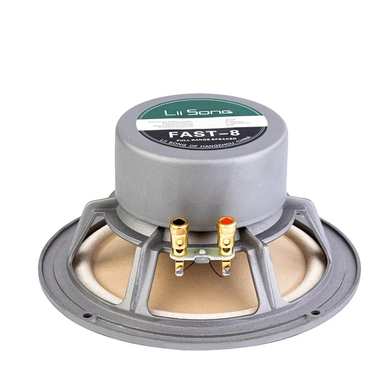 LS-05 Lii Song Fast-8 8-Zoll-HiFi-Lautsprecher mit großer Reichweite, Lautsprechereinheit mit großer Reichweite, neu, 6,33 Ohm (Gleichstrom)/Res 64,66 Ohm (1 Paar)