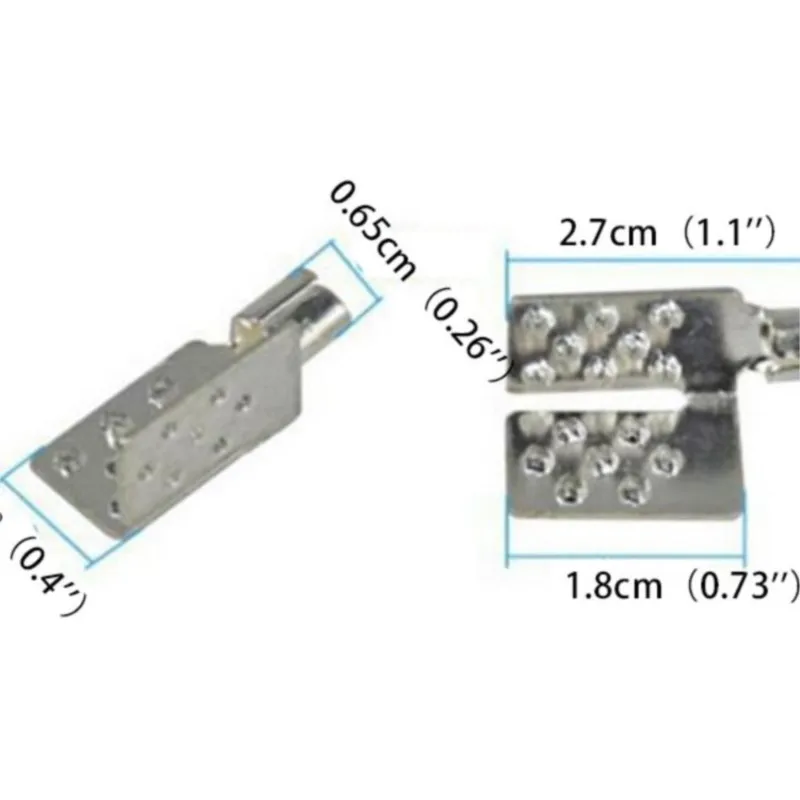 20PCS 220V Silver-plated Copper Material Safe And High Quality Wire Clips For Electric Heating Fittings