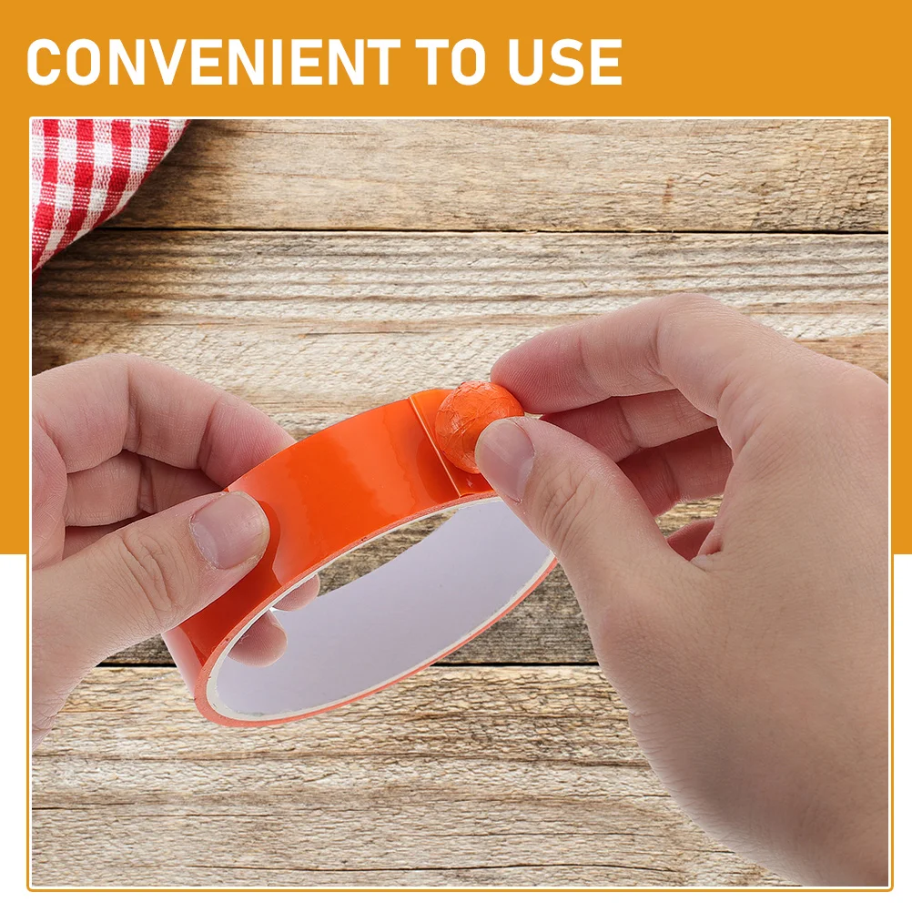 

6pcs 6 Rolls Sticky Ball Tapes Colored Adhesive Diy Colorful Balls Fidget For Stress Relief Home Office Travel Craft Tape