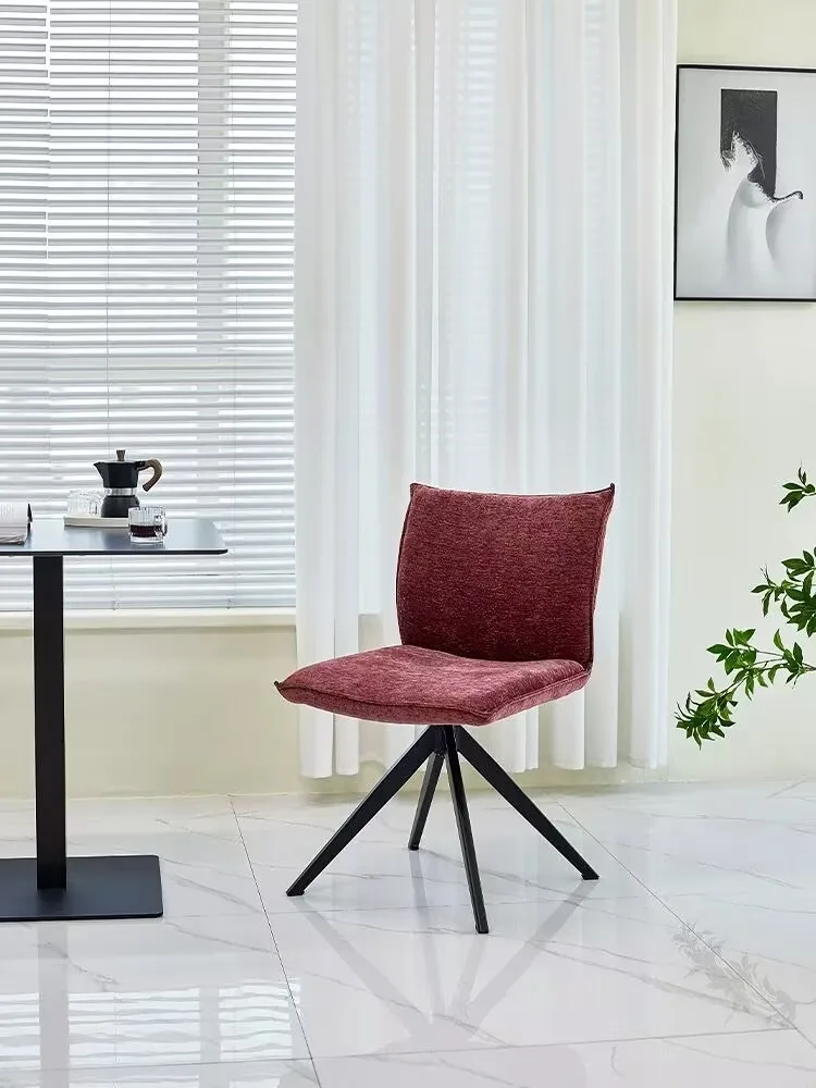 

Modern Living Room Chair Luxury Backrest Chair Designer Home Rotatable Dining Chair Soft Bag Leisure Chair Makeup Chair