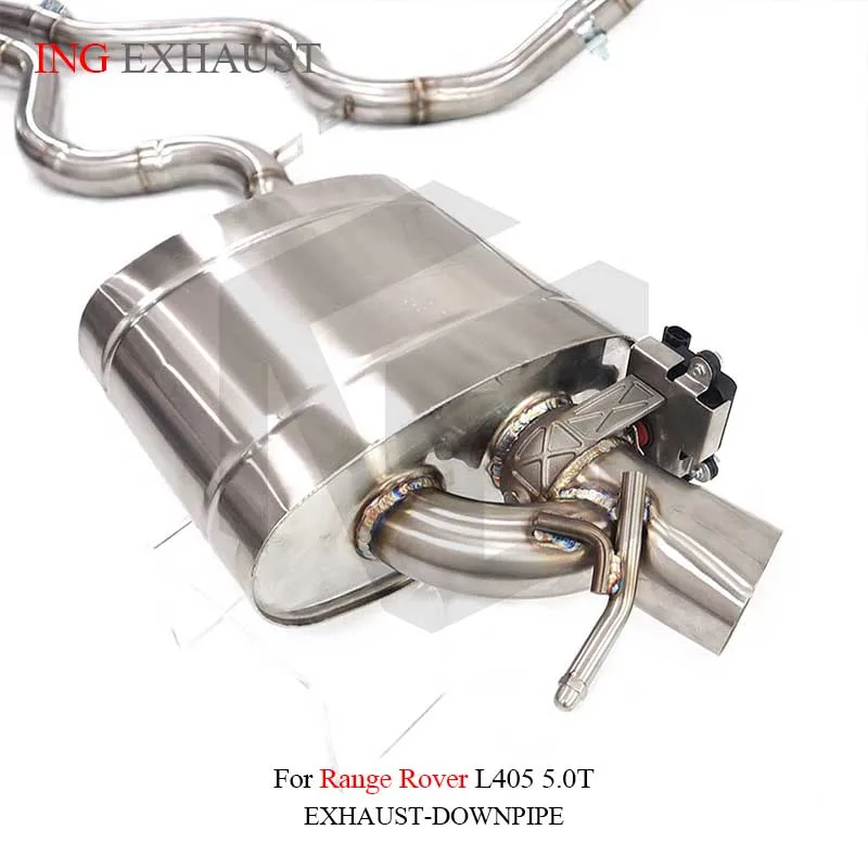 For Range Rover L405 5.0T Muffler With Valve ING Stainless Steel Exhaust System Performance Catback