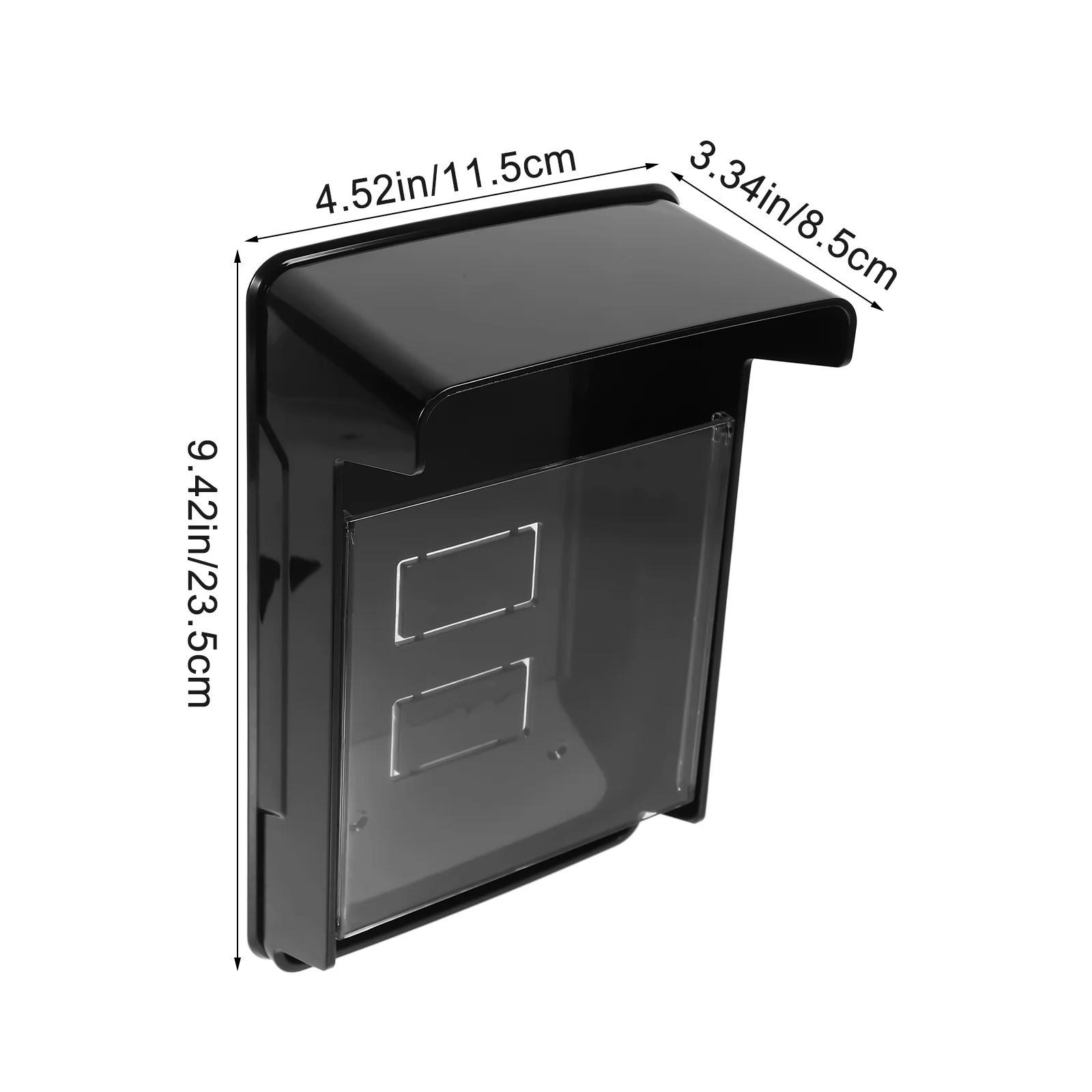 Plastic Doorbell Cover Durable Rainproof Waterproof Protector for Outdoor Door Attendance Access Control Machine