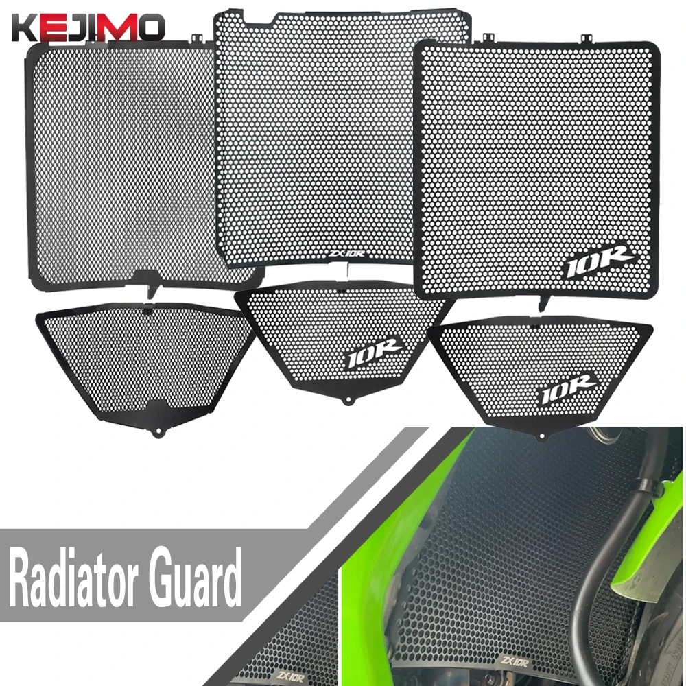 

ZX 10 R/RR Aluminum For Kawasaki ZX10R ZX10RR 2011 - 2020 2019 2018 2017 Radiator Guard Cylinder Head Engine Guards Complete Set