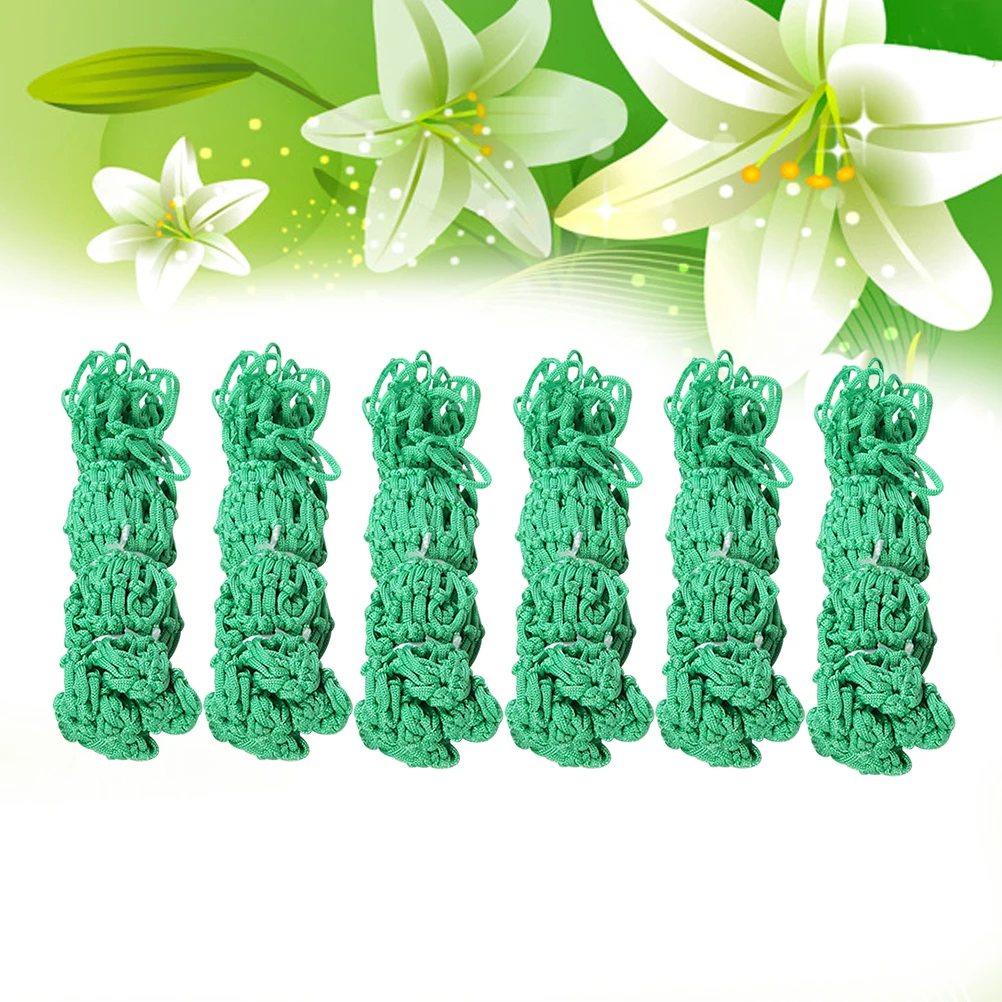 6pcs Pool Table Accessories Nylon Billiards Pocket Universal Replacement for Snooker Table Mesh Bag Durable Long Life